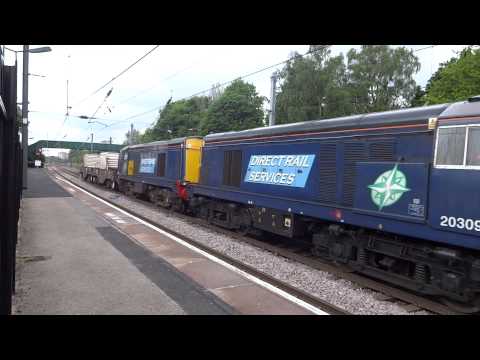 DRS 20309+20305 6M63 Bridgwater Flask