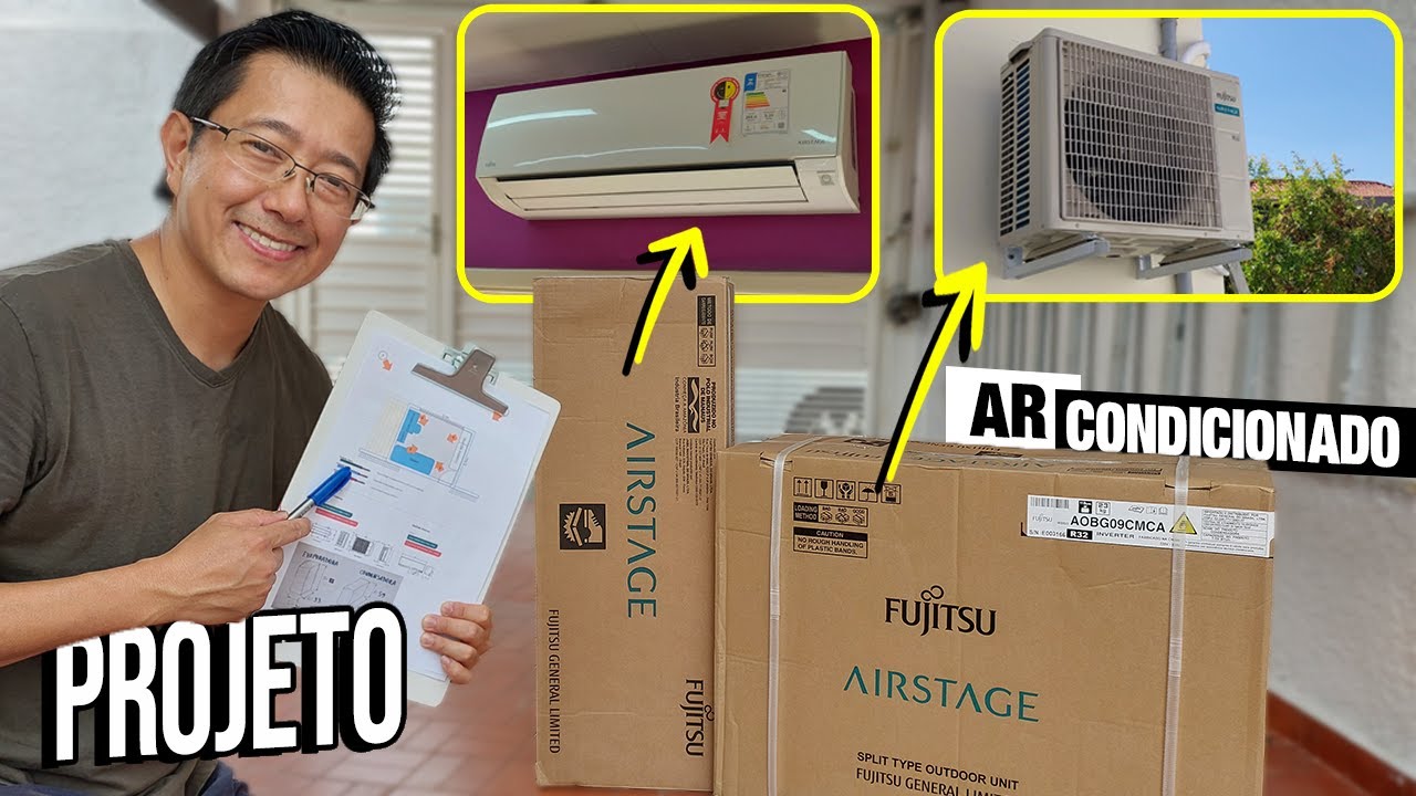 PROJETO Instalação ❄️AR CONDICIONADO Split Inverter – o que você PRECISA SABER !?