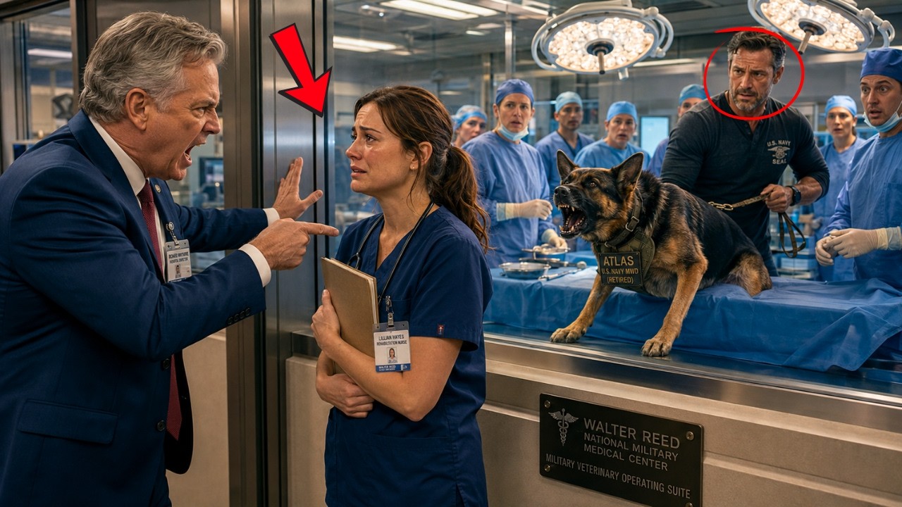“DON’T LET THAT NURSE IN!” They Shouted — Until the Military K9 Chose Her Over Everyone