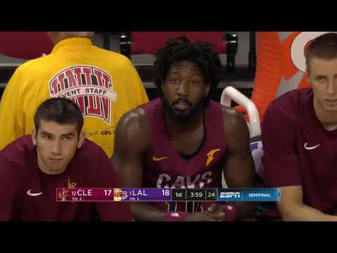 NBA Cleveland Cavaliers vs Los Angeles Lakers   Summer League  Semifinals  July 16,  2018