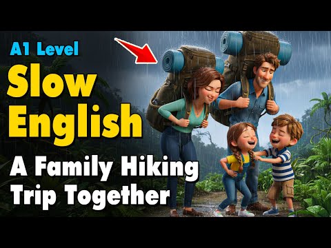 A Family Hiking Trip Together | Slow English Listening for Beginners (A1 Level)