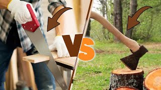 Hand Saw vs. Axe: Which Tool is Best for Cutting Firewood?
