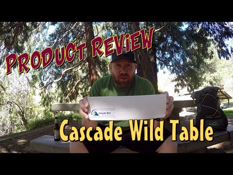 Cascade WIld Table - Ultralight Backpacking Table  - Product Review