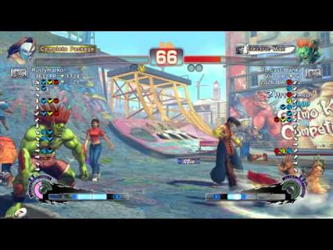 USFIV~ Vega (RustyMarko) vs.  Blanka (TL Cast Blanka) HD