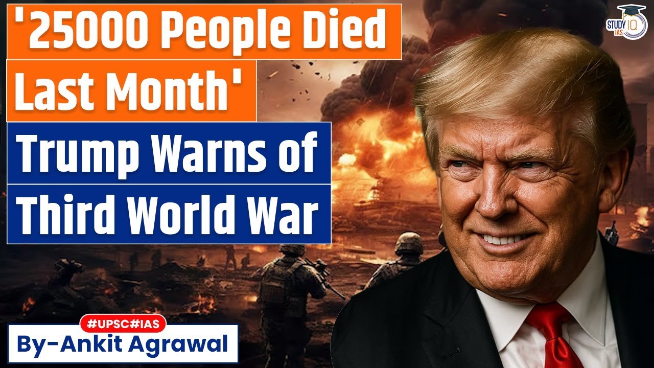 Trump Warns of "World War 3" | Russia Ukraine War | Ankit Agrawal Study IQ