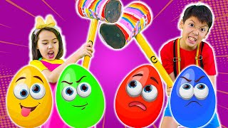 Surprise Eggs Kids Songs | Hokie Pokie Kids Videos