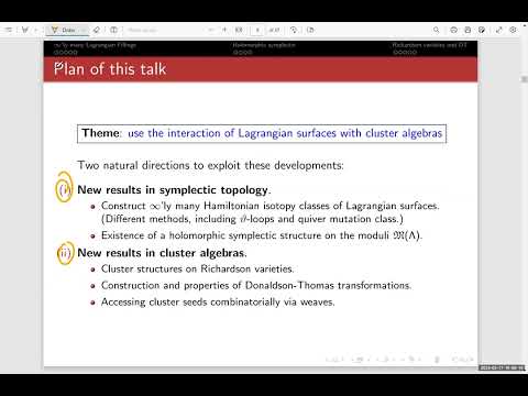 Casals #2: Applications of the relation between cluster algebras and symplectic topology