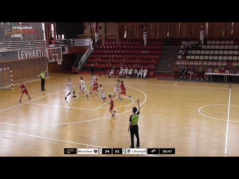 CEYBL U14, 24.3.2023, WKK Wroclaw - ADFORS Basket Litomyšl
