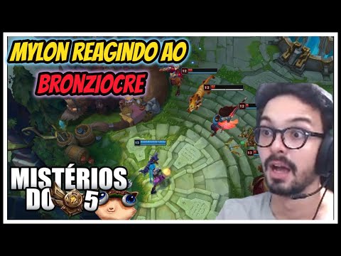 MYLON REAGINDO A BRONZES USANDO 100% DO SEU CÉREBRO -  MISTERIOS DO BRONZE 5 - REACT BRONZIOCRE