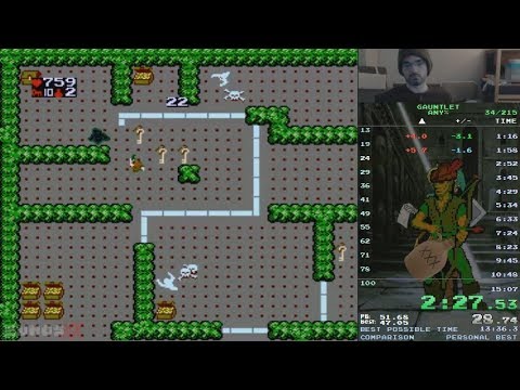 Gauntlet (NES) speedrun 14:54. A four-day world record.