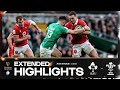 BONUS POINT WIN 👏 | EXTENDED HIGHLIGHTS | IRELAND V WALES | 2024 GUINNESS MEN'S SIX NATIONS RUGBY