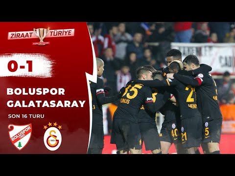Boluspor 0-1 Galatasaray Maç Özeti (Ziraat Türkiye Kupası Son 16 Turu) 22.01.2019