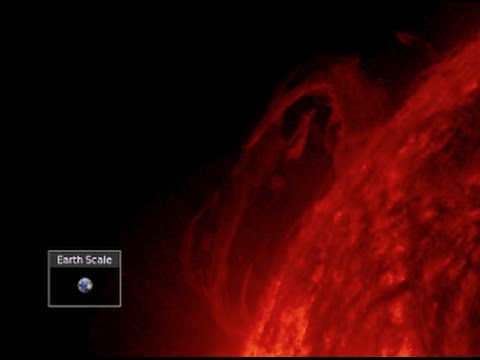 Huge Farside Eruption, Unusual Event in India | S0 News July 2, 2015