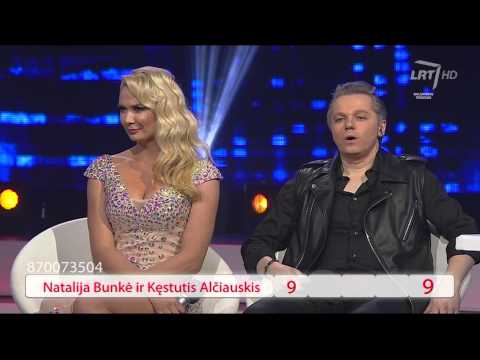 „Dvi žvaigždės": dainininkė N. Bunkė ir operos solistas K. Alčauskis (muzikinių šaržų vakaras)