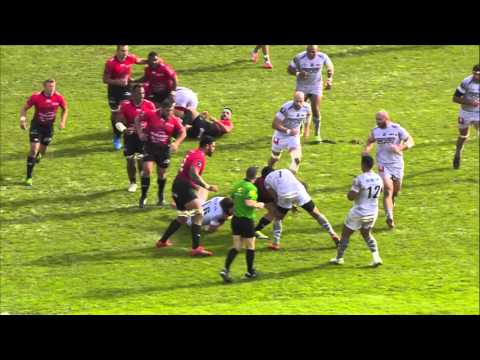 Toulon-Oyonnax: 61-3 - Essai Delon Armitage (TLN) - J6 - Saison 2015/2016