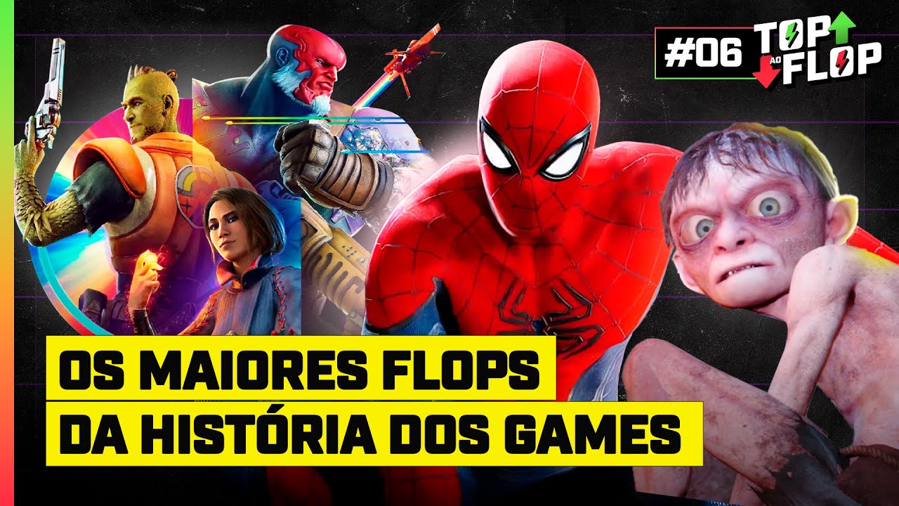 Os MAIORES FRACASSOS da HISTÓRIA DOS GAMES - TOP AO FLOP #06