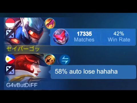 I FOUND THE RAREST SABER ACC IN MLBB!! 😂 ( 17k matches then auto lock )