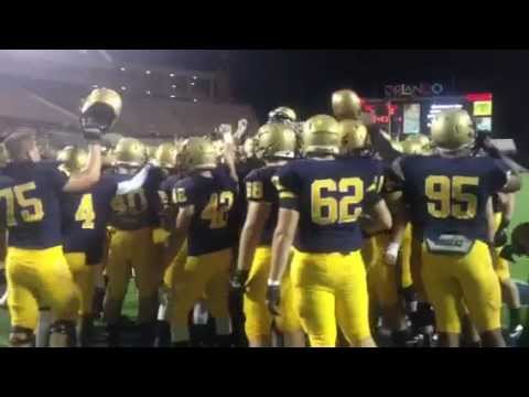 St. Thomas Aquinas Pregame Huddle...2012 FHSAA Class 7A Final