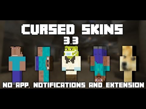 Cursed skins | cursed skin pack for minecraft pe...