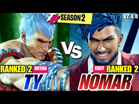 T8 | Ty (Bryan) vs Nomar (Eddy) | Tekken 8 High Level Matches