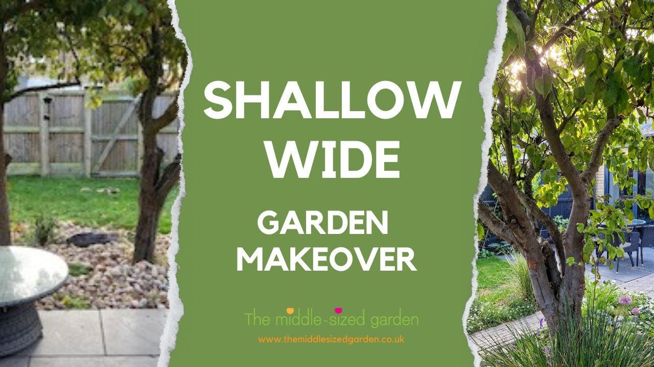 How to turn a wide shallow backyard into the perfect garden