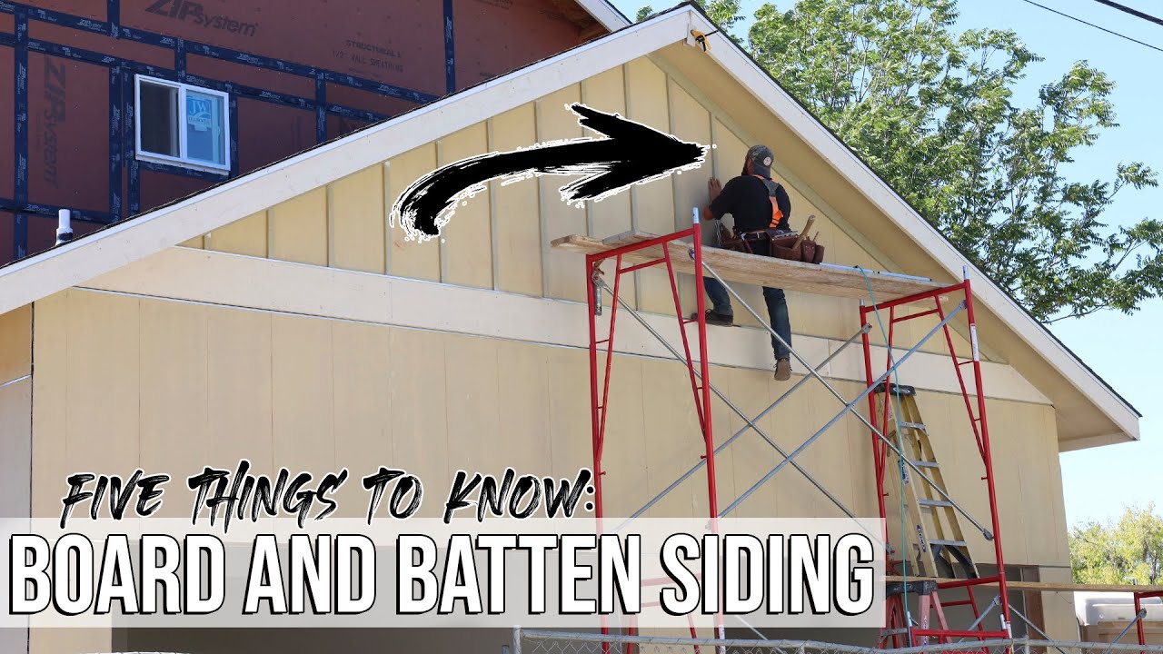 5 Tips Tricks Installing Board Batten Siding Youtube vrogue.co