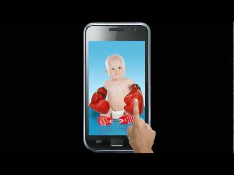 Laughing Baby Cracked Screen Video
