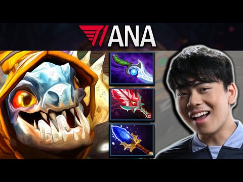Slark Dota 2 Gameplay T1.Ana with Abysal and Bloodthorn - Aghanims