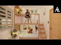Unique Loft Bed Idea for Small Rooms