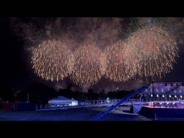National Day fireworks light up Taitung night sky
