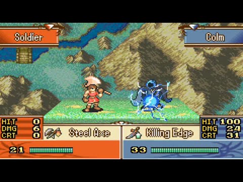 Executioner class custom animation by Huichelaar Fire Emblem Sacred Stones Microhacking