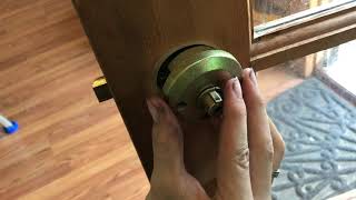 fixing a door STUBBORN door knob “that is hard to open”