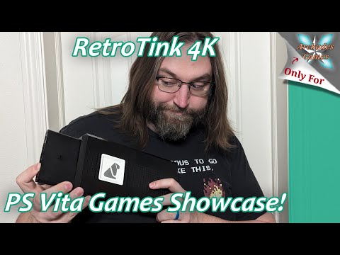 RetroTink 4K PlayStation Vita Games Showcase - The Best Way To Play On TV!