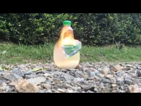 INCREIBLE EXPLOSIÓN!! - Alcohol + Cloro - Experimento Casero [Camara Lenta]