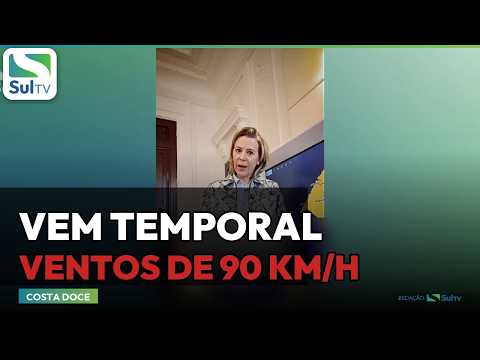 Temporais no RS: alerta da Defesa Civil e previsão em Camaquã | SulTV