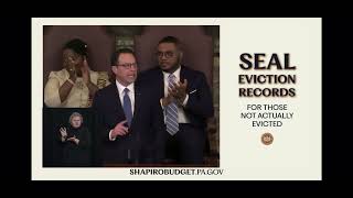Governor Josh Shapiro Calls for Eviction Record Sealing!