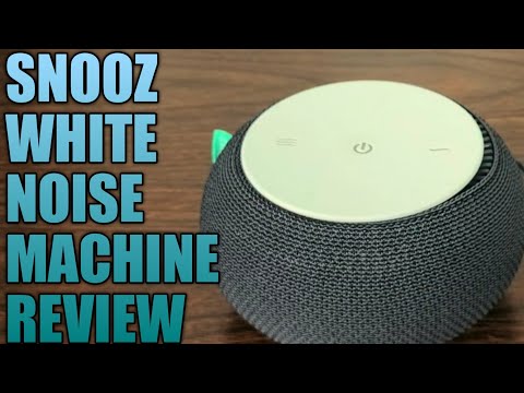 SNOOZ BEST WHITE NOISE SLEEP MACHINE REVIEW | ADHD | SLEEP AID | PTSD