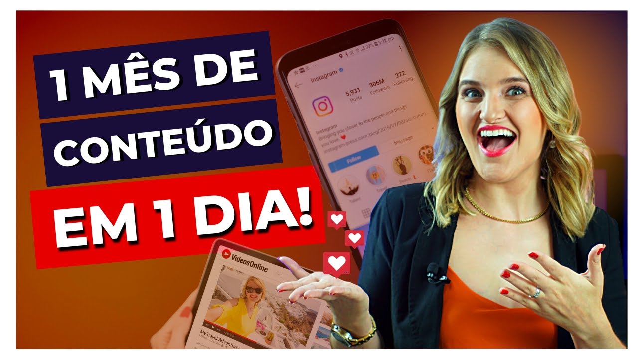 ✅ Como ORGANIZAR conteúdo para YOUTUBE e INSTAGRAM - sem SURTAR! [PASSO A PASSO]
