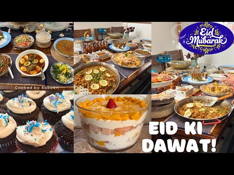 Eid Dawat Done Right-Alhamdullilah ! Stress Free Menu and table setting ideas| Cooked by Sabeen