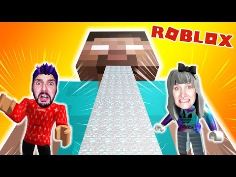 Roblox: AUS MINECRAFT ENTKOMMEN! KAAN & NINA VOR HEROBRINE ABHAUEN! Escape Minecraft Obby Deutsch