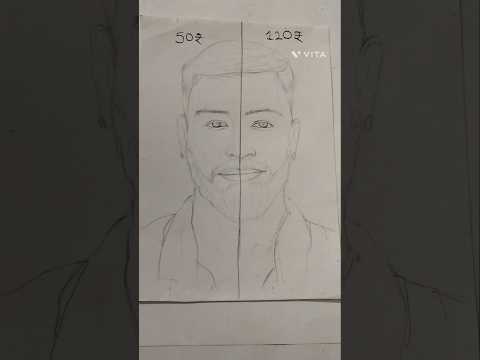 50 🤑 colour pencil VS 120🤑 colour pencil # art # viral  #trending