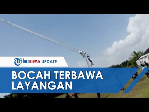 Viral Video Bocah di Bantul Terbawa Layang layang hingga 3 Meter, Jatuh ke Tanah Sesaat Kemudian