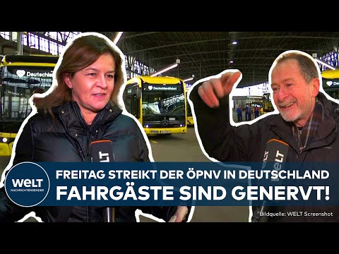 DEUTSCHLAND: Streiks im ÖPNV! Ab Freitag geht der Dauer-Arbeitskampf weiter