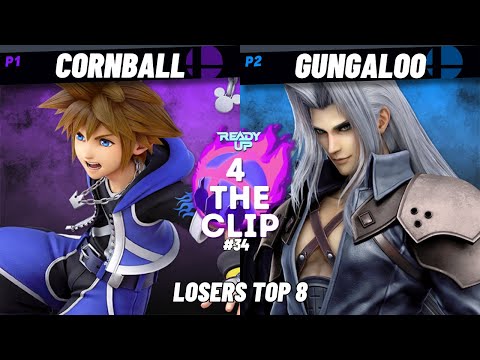 4TC34 - Cornball (Sora) Vs. Gungaloo (Sephiroth) - Losers Top 8