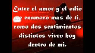 Angel Lopez   Entre el amor y el odio letra