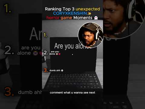 top 3 unexpected CoryxKenshin horror game moments 😫#shorts