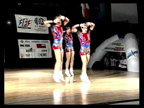 Ivan Robustelli, Alexander Fenton, Massimo Messina (Italy) - 2002 FISAF World Aerobic Championship