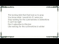 Badly Drawn Boy - Summertime in Wintertime Lyrics