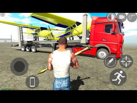Indian Bikes Driving 3D Cessna 172 Airplane Transporter Truck Open City Simulator - Android Gameplay