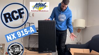 Video thumbnail for RCF NX 915-A UNBOXING by DJ GOLD